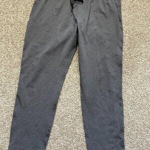 Lululemon Pants, Size 12, Grey Cropped with Draw String Waist